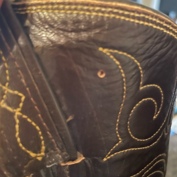 Tony Lama Vintage El Rey Collection Exotic Alligator Western Cowboy Boots Size 9 - Picture 15 of 15